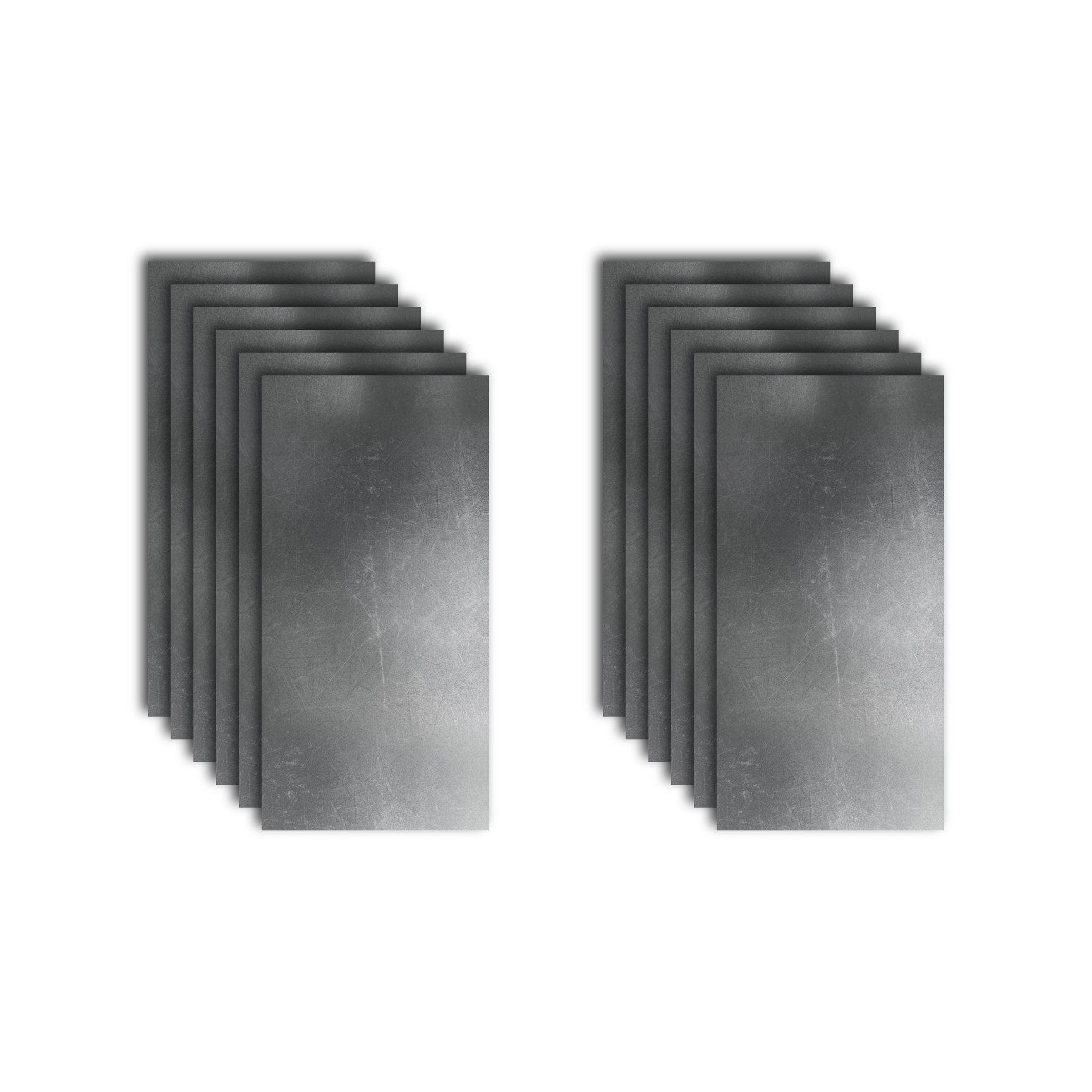 2" x 4" Weld Coupon 12pcs  - 16 Gauge Steel